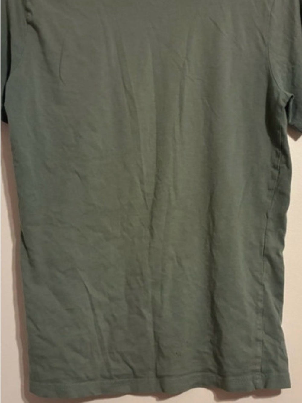 Puma Olive Green Short Sleeve Logo Tee - Picture 3 of 3